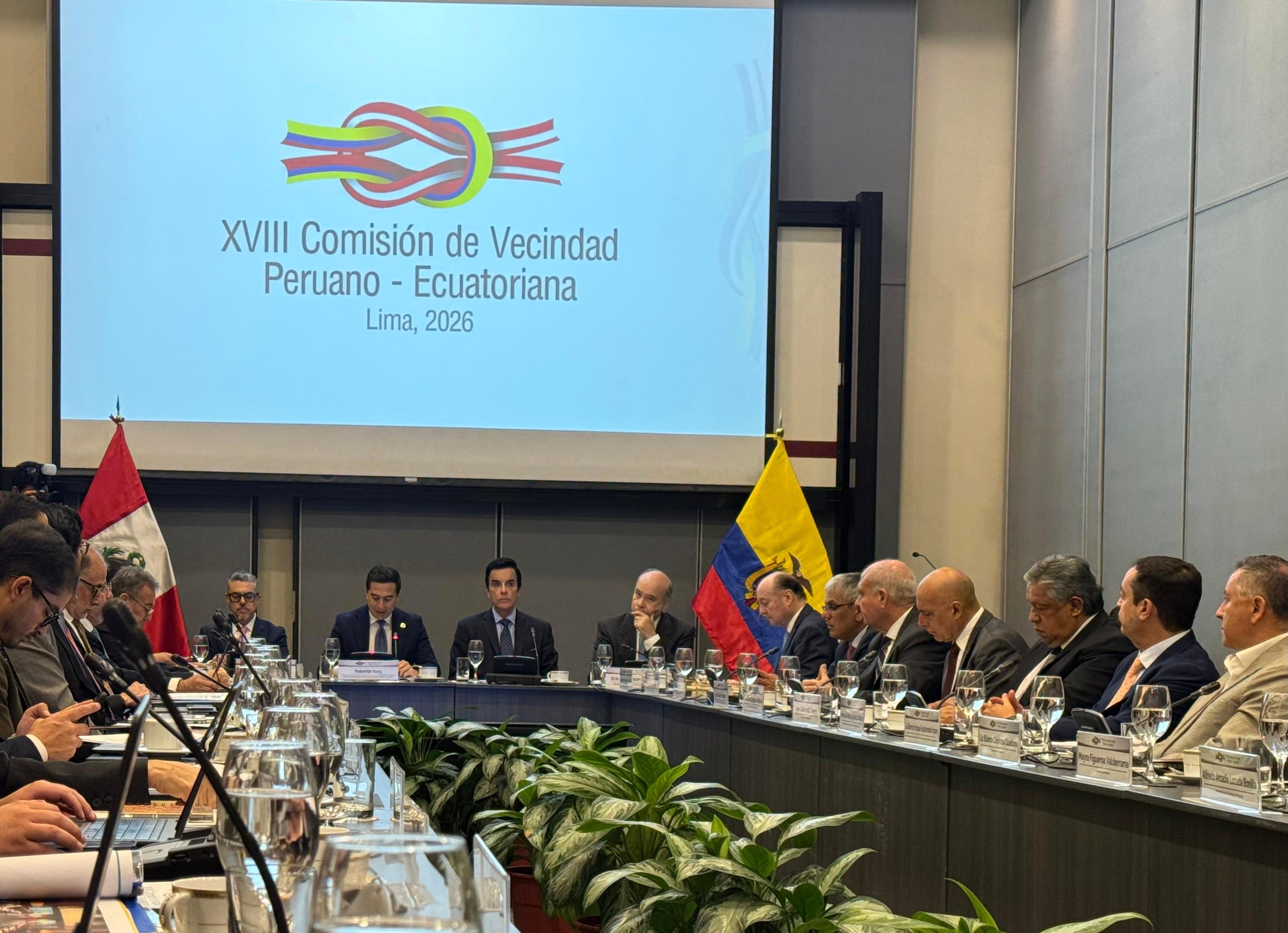 Ecuador y Perú trazan hoja de ruta para agilizar el comercio y potenciar los servicios